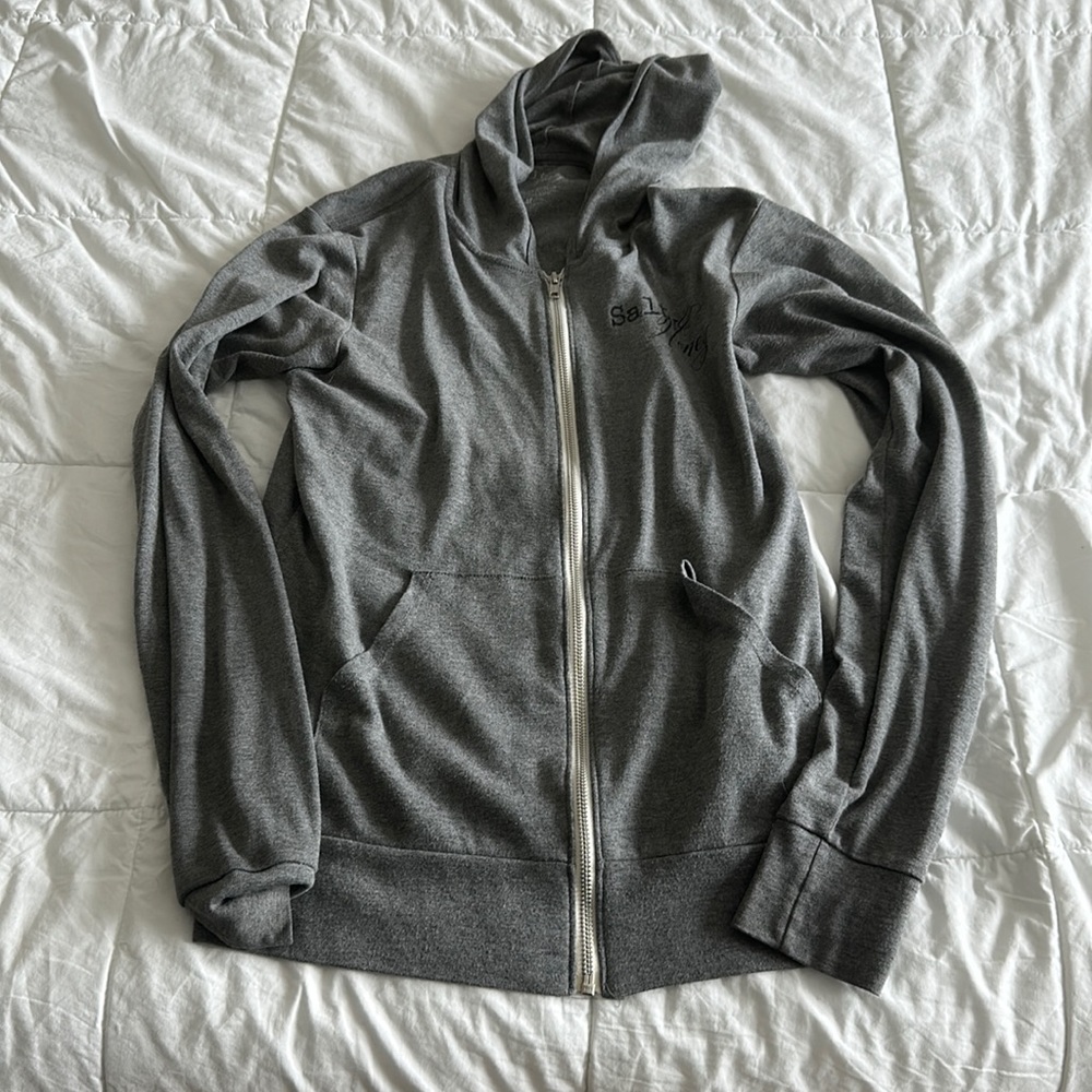 Salty Honey Zip Up - gray